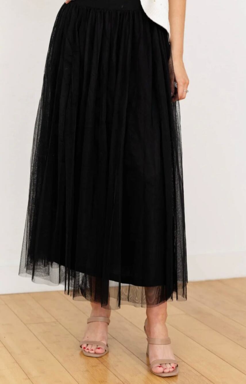 ELAN, New With Tags, Maxi Skirt Black, Med